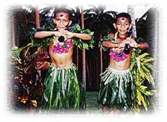 Fijian boys - Traditional Warriors